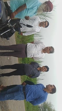 Health department team visited the flood affected area