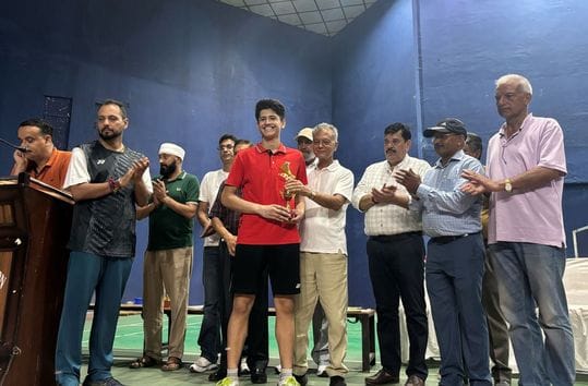 Tanmay-Pratham became the winner by defeating Bhavneet-Anshul pair in badminton