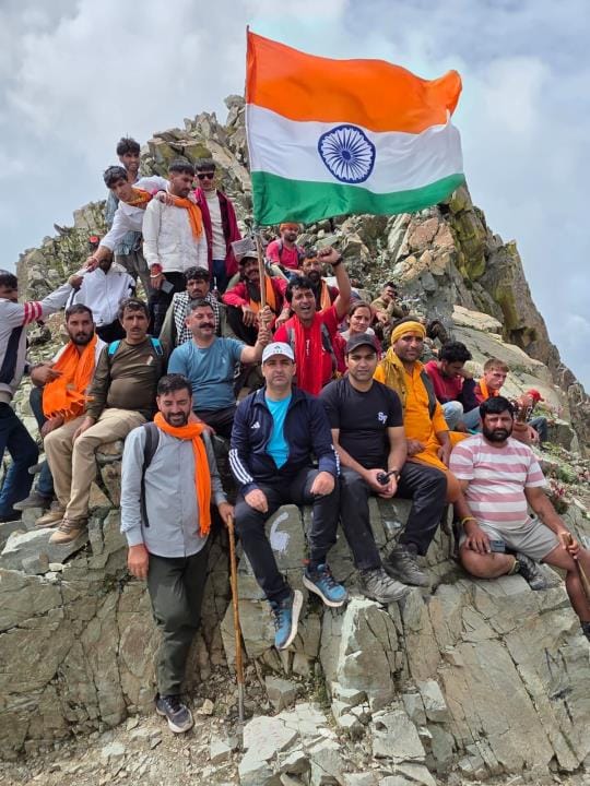 Reasi, Konsar Naag lake, Officials Team, Flag off