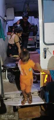 The condition of the woman deteriorated due to labor pain in Vande Bharat
