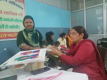 15 pregnant women got themselves examined in the camp