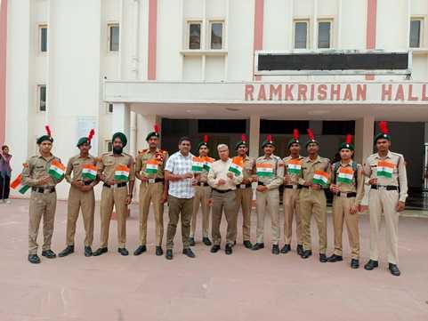 Tricolour distributed to NCC cadets