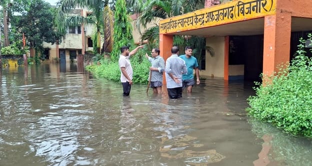 Waterlogging in CHC spoiled medicines and equipment