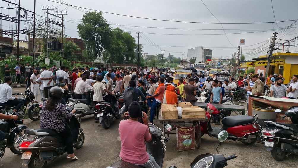 kathua news, transfarmer news, protest news