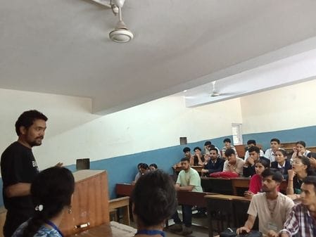 SFI Rampur unit organised General House at Rampur College on Tuesday.