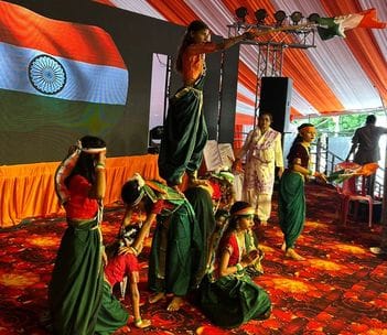 Bundelkhandi folk dance and singing fascinated everyone