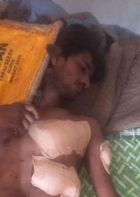 Drug addict son stabs himself four times with knife after being scolded by father