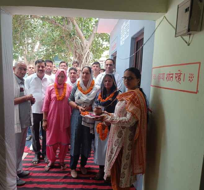E-library inaugurated in village Khaleta