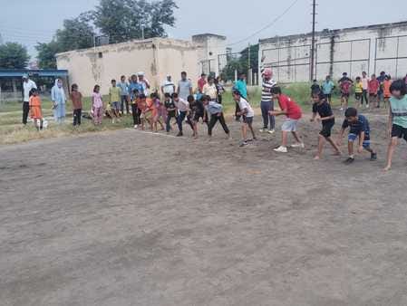Muskan first and Nikita second in long jump