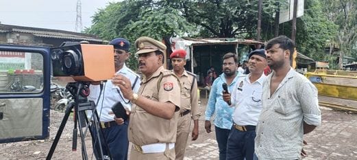 Challan of 200 vehicles for violating high speed and traffic rules