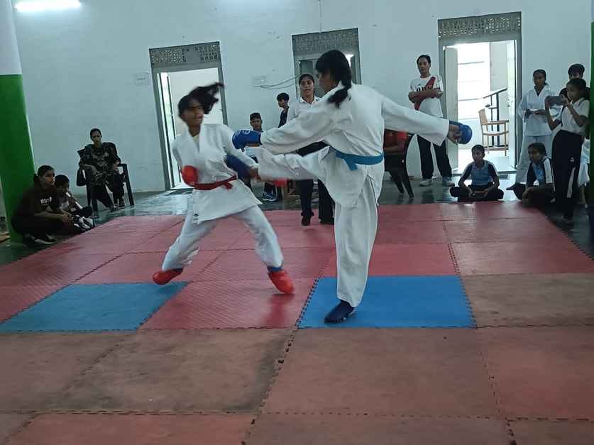Women players showed their strength in Judo, Karate and Taekwondo