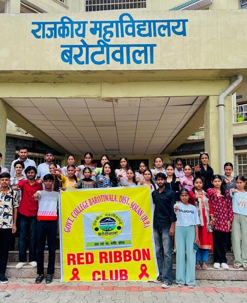 Barotiwala College students pledge to make Himachal HIV free