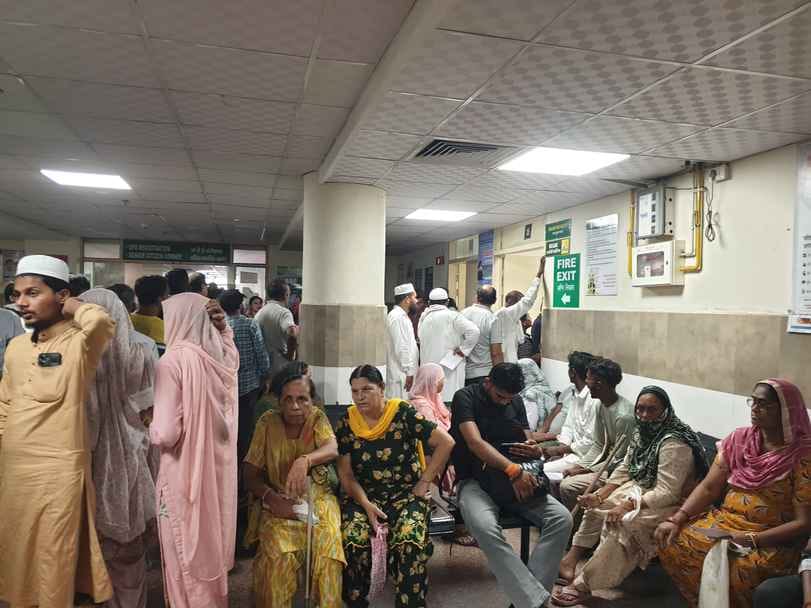 NHM employees did not work, patients were troubled