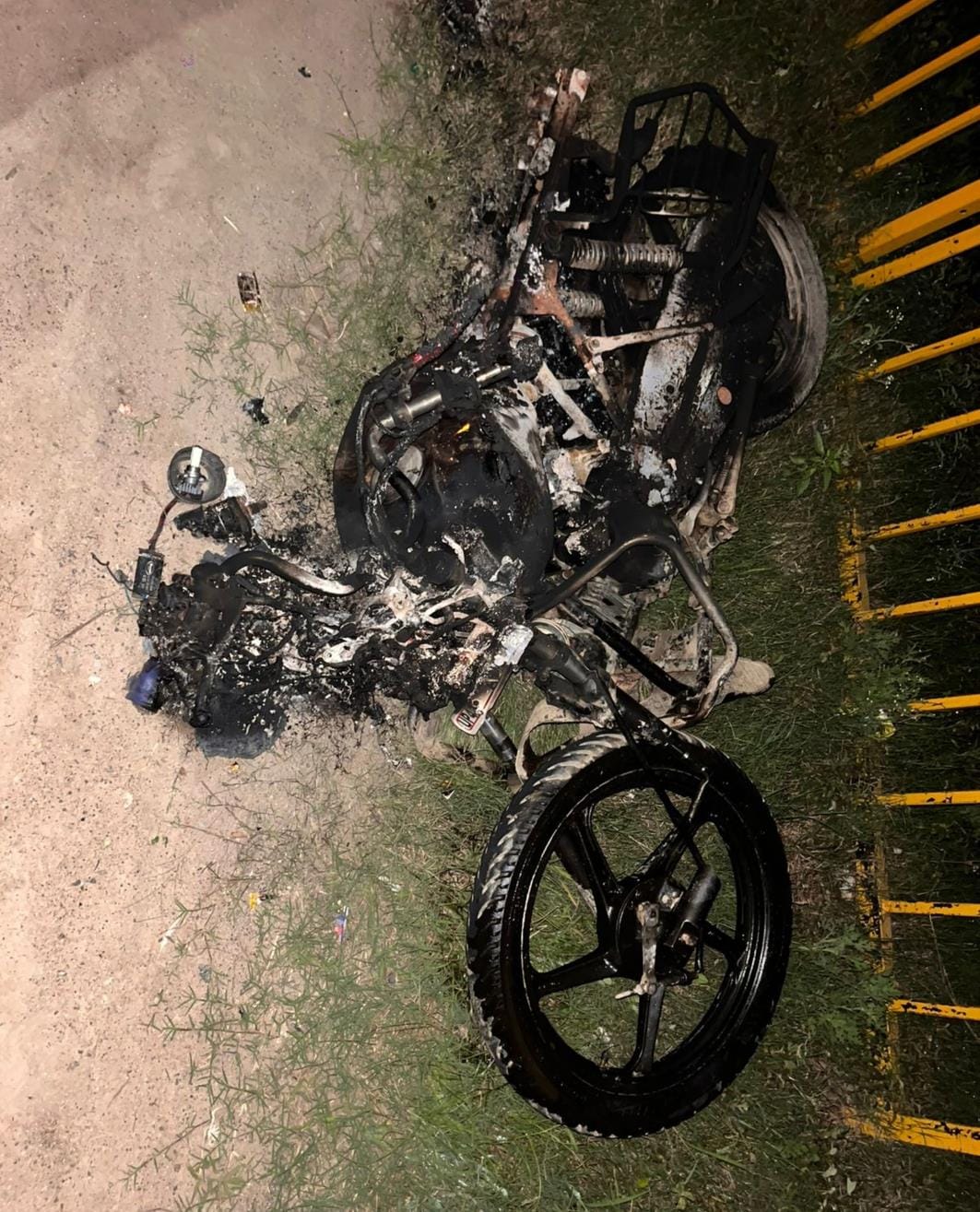 A young man died after being hit by a trailer