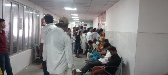 Platelets are getting low due to viral infection.. Tension is also high in rain, dengue patients are increasing