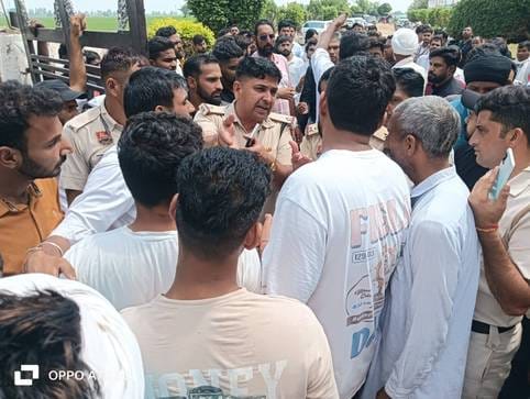 Villagers protested in Kulan over the fear of conversion