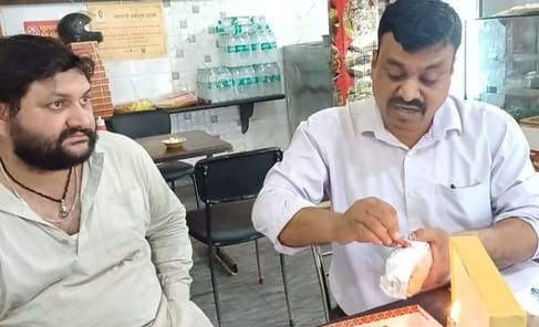 The food department team took samples of sweets