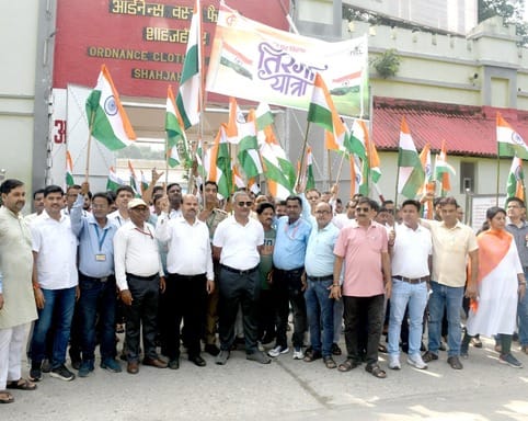 Message of patriotism given by taking out Tiranga Yatras