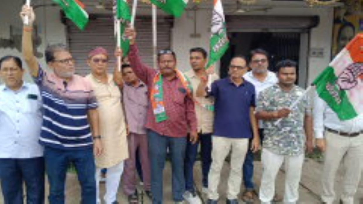 Protest against the arrest of Rahul Gandhi