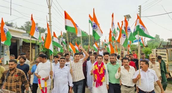 kathua news, tiranga yatra news