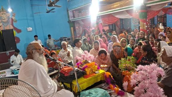 Devotees rejoiced on the occasion of Shri Krishna Janmotsav in Jogindernagar