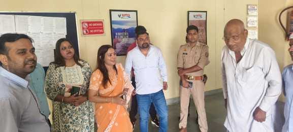 Women's commission member inspected educational institutions