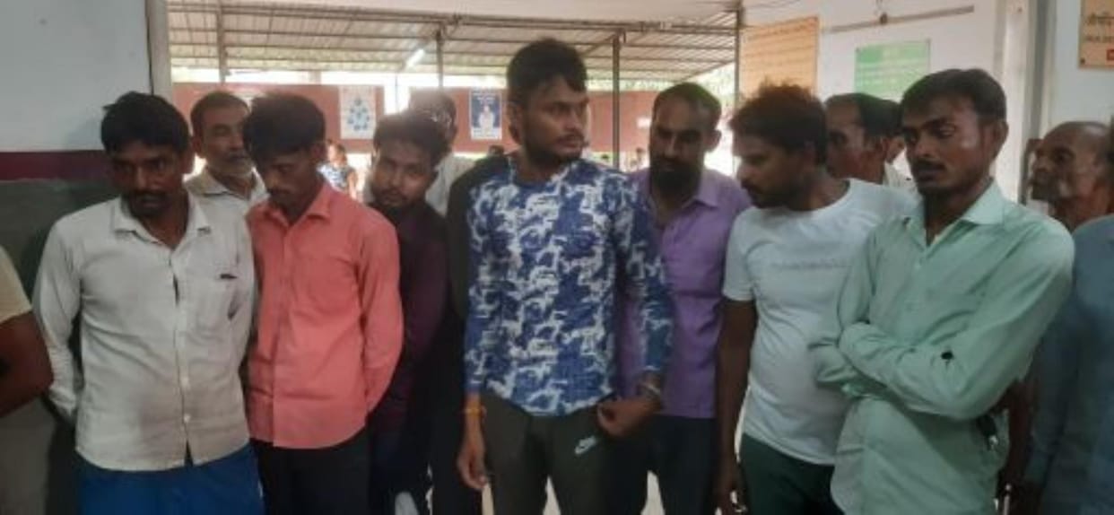 A truck crushed three bike riders, two died