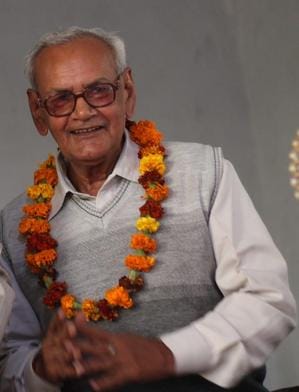 Educationist Kalicharan Sharma passed away