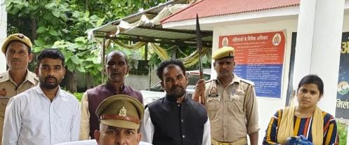 Four accused arrested in religious conversion case, religious books and posters recovered