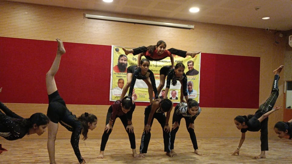 Players performed brilliantly in Yogasana
