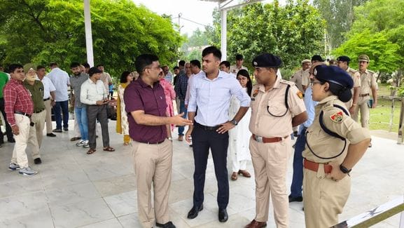 DC took stock of the preparations in the police line