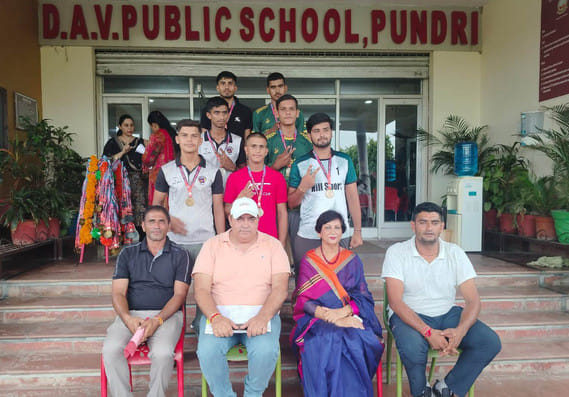 Players of DAV School Pundri dominated the competition