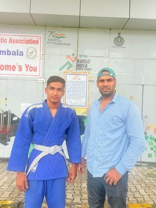 Ambala's Tejas selected in India's Judo team