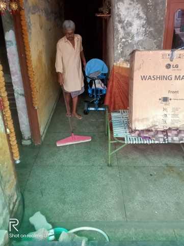 Waterlogging on the roads of Bank Colony and Satsang Vihar