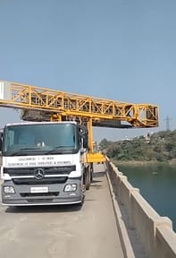 Machine ordered from Lucknow to test the strength of Bijnor Barrage
