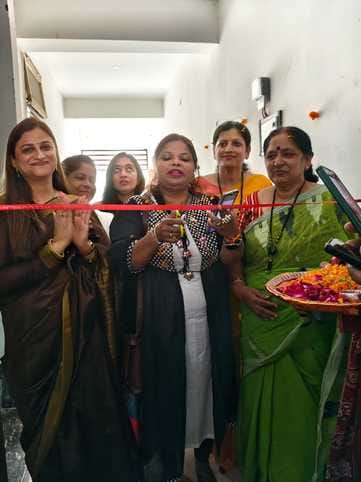Inaugurated the Flying Threads Sewing Training Center