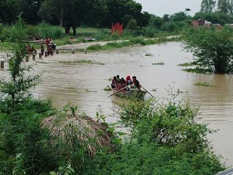 Ganga is just 29 centimetres away from the danger mark