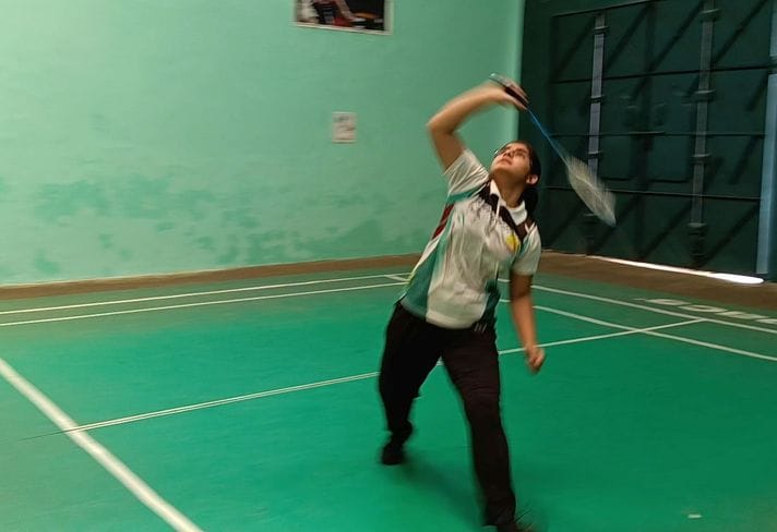 district level badminton match