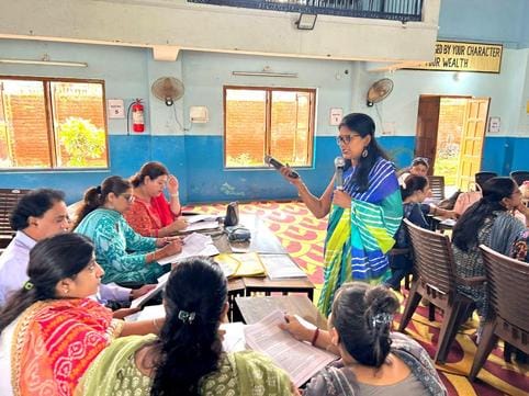 two days workshop in guru nanak mission school ponta