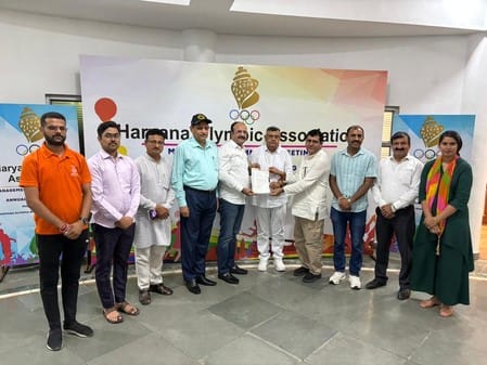 Haryana Yogasana Sports Association got Associate Membership of Haryana Olympic Association
