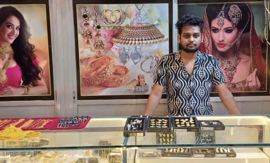 The demand for artificial jewellery increased as the price of gold increased