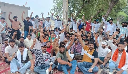 Accused of forcing religious conversion, villagers' protest continues