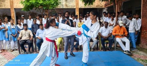 won gold in karate competition