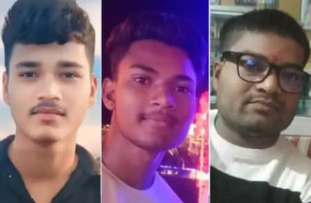 नदी में बहे तीन युवकों की तलाश जारी।