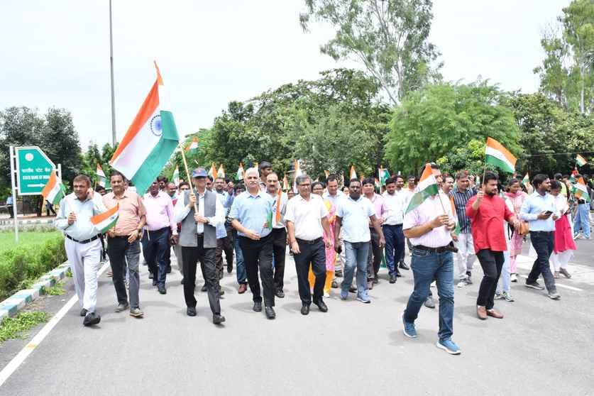 Anti-ragging day and tricolor march organized