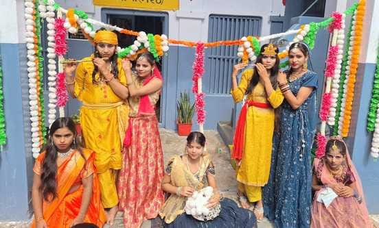Tricolor rally and Janmashtami festival celebrated
