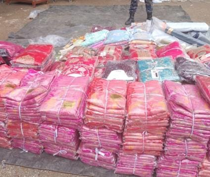Recovery of clothes in Nepal...smugglers are getting rich