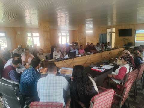 The MLA held a review meeting regarding the development work in the auditorium of Rohru