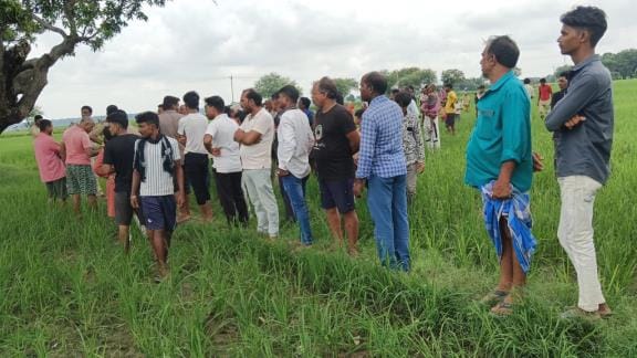 The body of a young man was found hanging from a noose