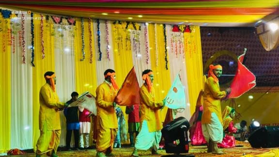 Lucknow's team made a mark in the cultural programme